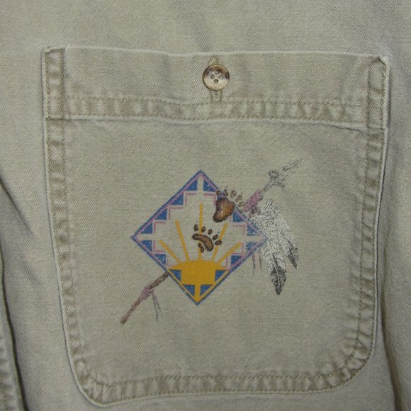 Vintage Southwestern Native American Button Up - Picture 3 of 6